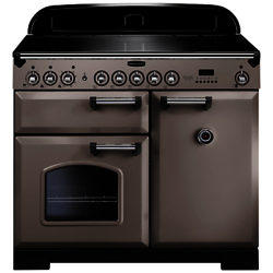 Rangemaster Classic Deluxe 100 Induction Hob Range Cooker Latte